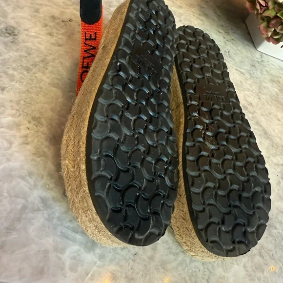 Loewe x Paula Ibiza strappy Espadrille sandals women size 37 platformcomfortable - Picture 7 of 7